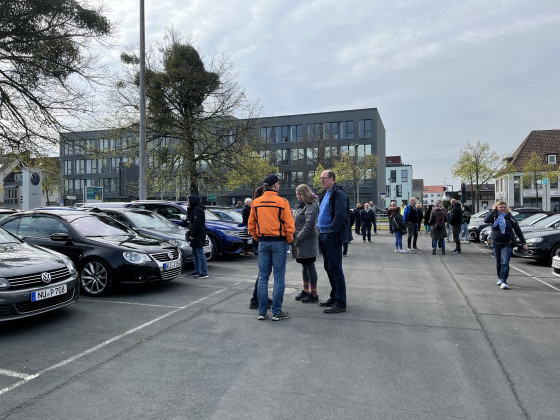 VW-Parkplatz und Harztour